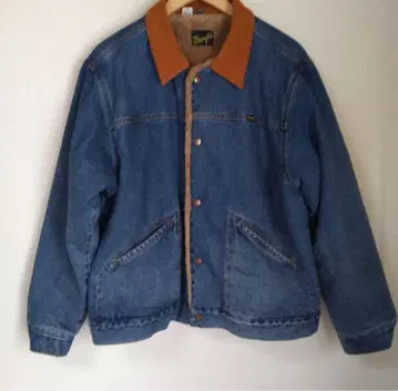 Wrangler 빈티지 데님 자켓 보아 안감 코듀로이 옷깃