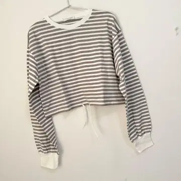 프릭스스토어 크롭 멀티 보더 롱 T / 숏 기장