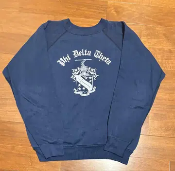 빈티지 맨투맨 80s 퍼플네이비