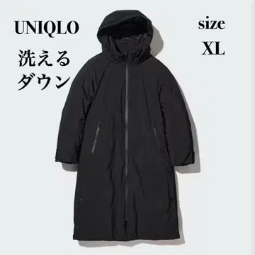 유니클로 울트라 웜 하이브리드 다운 롱 코트 빅 사이즈 XL