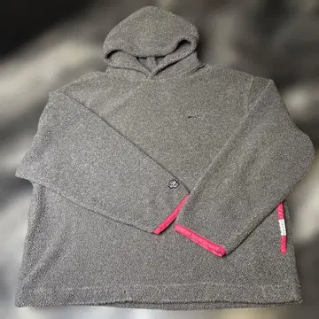 LIBEIRO 그레이 후드 부착 후드티