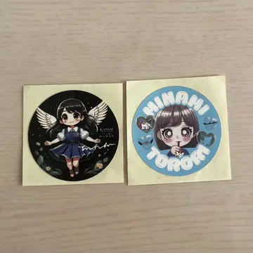 MINAMI 쨩 토로리 천사의 와라비모찌 콜라보 스티커 미나미 쨩