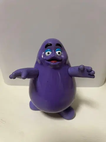 그리머스 피규어 보라색 약 10cm 맥도날드