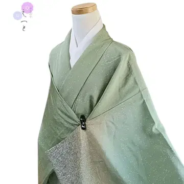 고 12 에토 기모노 쓰케사게 그린 보물 쌓기