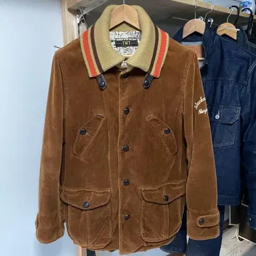 TMT 코듀로이 자켓 브라운
