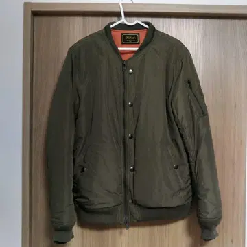 Hibeck MA-1 플라이트 자켓 올리브 그린 블루종