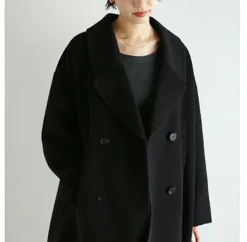 evernavy 에버네이비 피 코트 P 코트 M 사이즈 블랙