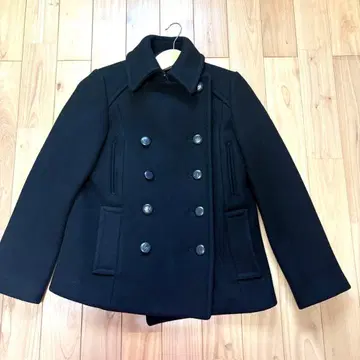 새상품급! 드레스테리어 DRESSTERIOR 멜톤 울 100% 피 코트