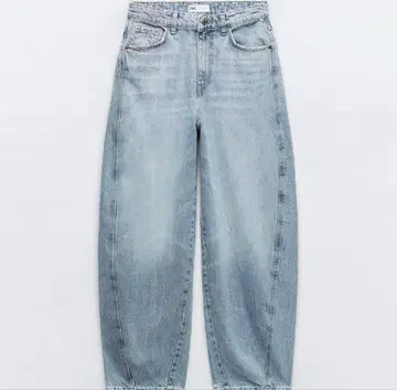 자라 ZARA MID RISE CARROT FIT TRF 데님 팬츠 36