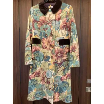 모스키노 MOSCHINO 플라워 코트