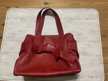 새상품급 genten 겐텐 SashI 새시 토트백 주름 가죽 숄더