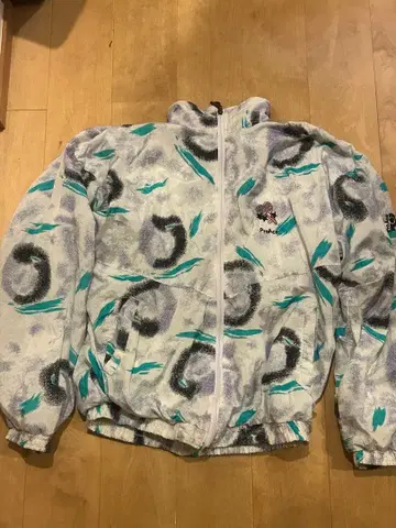 추상 패턴 집업 자켓 여성용