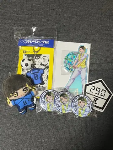 블루 록 전시회 블루 록 전시회 호시 린 마스코트 아크릴 스탠드 캔뱃지