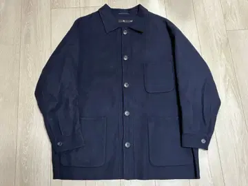 유니클로 +J 울 블렌드 오버 사이즈 셔츠 자켓 XXL 사이즈