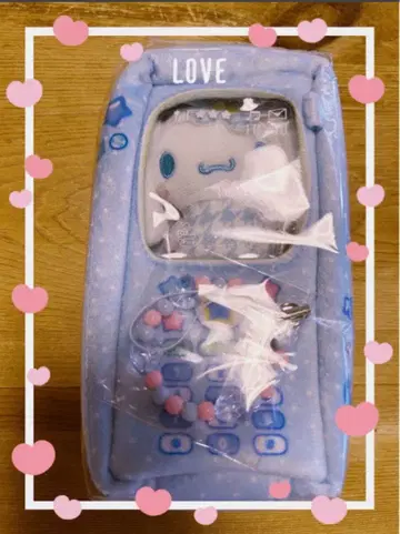 산리오 고르고 골라 휴대폰 파우치 마스코트 시나모롤