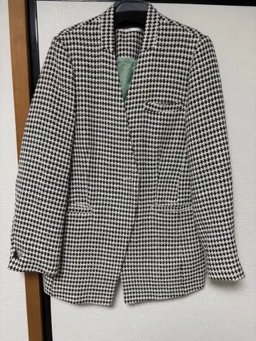 릴리 브라운 코트 하운드투스 패턴 체크