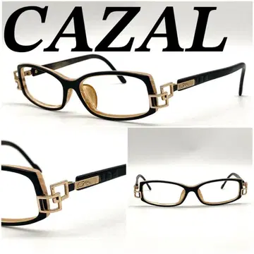 카자르 안경 패션 안경 안경 프레임 블랙 골드 로고 71209