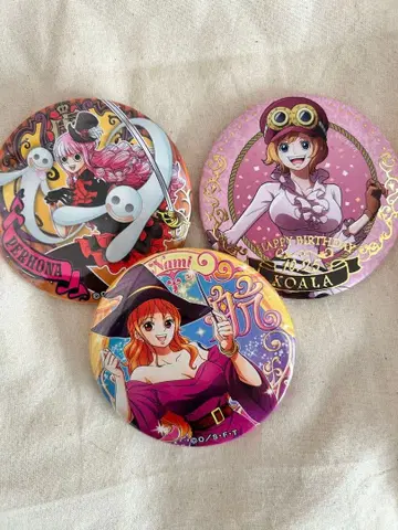 원피스 캔뱃지 세트 페로나 코알라 나미