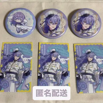 니지산지 Dytica 산리오 콜라보 호시미치 쇼 랜덤 캔뱃지 폴라로이드