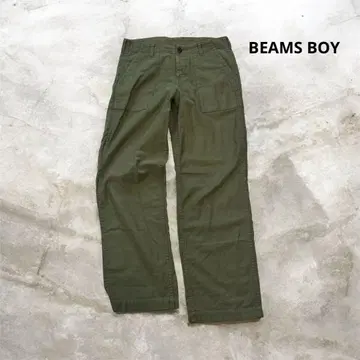 BEAMS BOY 빔즈 보이 카고 팬츠 밀리터리 팬츠 면 1