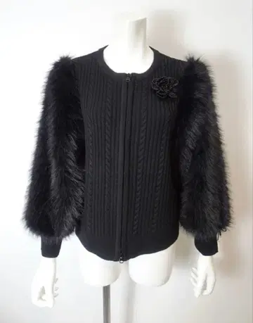 슈퍼 뷰티 소매 인조 모피 디자인 집업 자켓 44