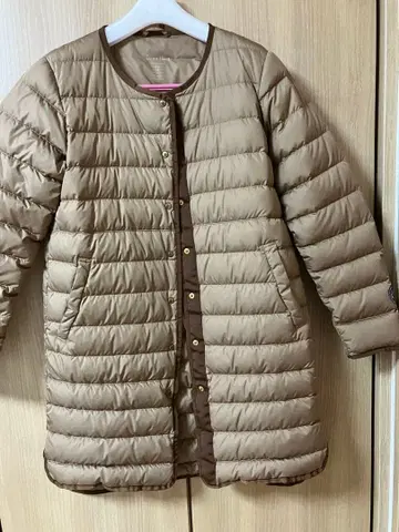 BEAMS HEART 프렌치 롱 다운 자켓 사이즈 M