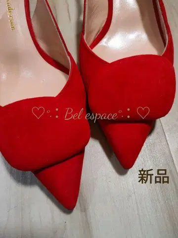 85%OFF! 레어! 새상품! 영국 루퍼트 샌더슨 스웨이드 펌프스 주홍색