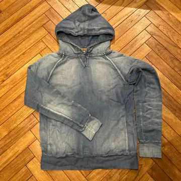 폴 스미스 레드 이어 데님 후드티 S