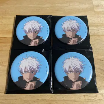 주술회전 전시회 캔뱃지 고죠 사토루 4개