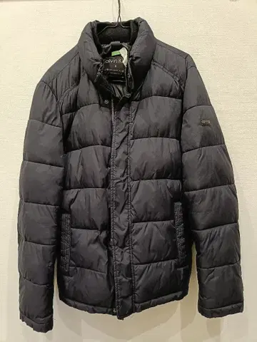 Calvin Klein 다운 자켓 네이비 블랙