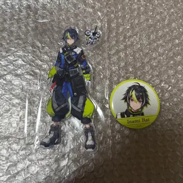 이하 라이 Welcome Goods 아크릴 스탠드, 캔뱃지 2점