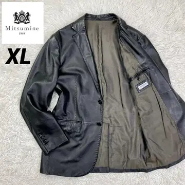 MITSUMINE 미츠미네 가죽 테일러드 자켓 램 가죽 양가죽 XL