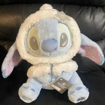 상하이 디즈니 스티치 크리스마스 봉제 인형 완판템, 택 포함 새상품