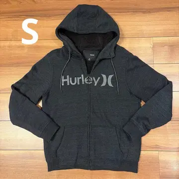Hurley 할리 블랙 풀 집업 후드티 사이즈 S