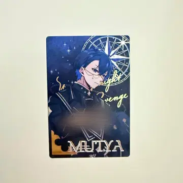 무챠 금박 사인 포함 랜덤 메탈 카드