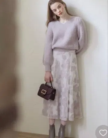 Noela 몰 자수 꽃무늬 스커트