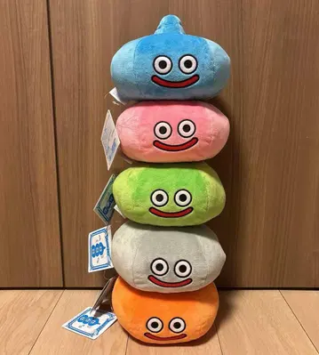 드래곤 퀘스트 AM 겹쳐지는 봉제 인형 컬러풀 슬라임 등장편 5종 세트