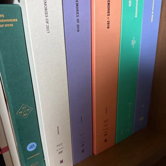방탄소년단 BTS 메모리즈 2016,2018,2019,2020,2021