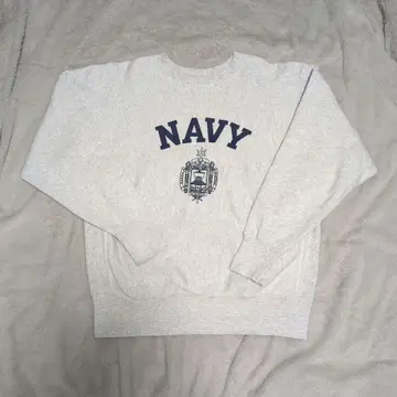 90s US NAVY 맨투맨 USA제 리버스 위브