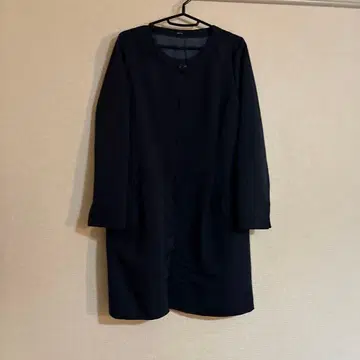 COMME CA ISM 네이비 트렌치코트