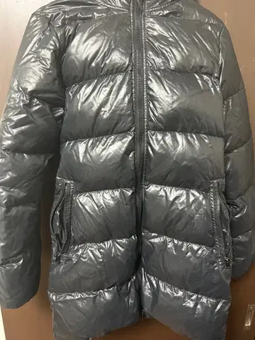 DUVETICA 그레이 다운 퍼 여성용