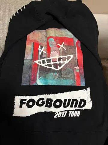FOGBOUND 2017 TOUR 후드 부착 집업