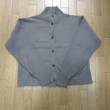 M.J.G 그레이 긴팔 가디건