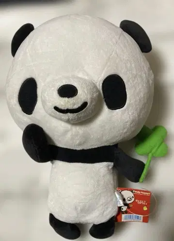 헤이세이 레트로 산엑스 판디 해피 네잎 클로버 빅 봉제 인형