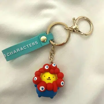 간사이 박람회 먀쿠먀쿠 폼폼푸딩 입체 마스코트 키링