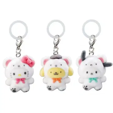 산리오 메지루시 액세서리 복슬복슬 키티 푸딩 포차코 재조합 가능