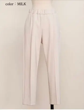 ohga 마쉬멜로우 팬츠 밀크 M 보통 길이