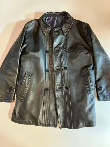 콜비제 자켓 프랑스 빈티지 가죽 자켓 구제 의류