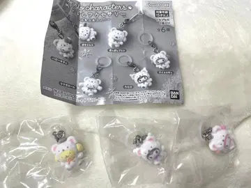 산리오 가챠가챠 메지루시 액세서리 폭신폭신 스노우