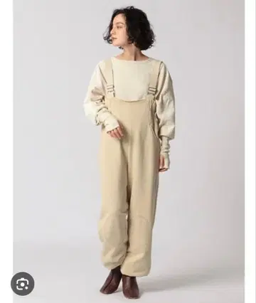 etre tokyo 하이라이즈 밀리터리 스웨트 팬츠 올인원